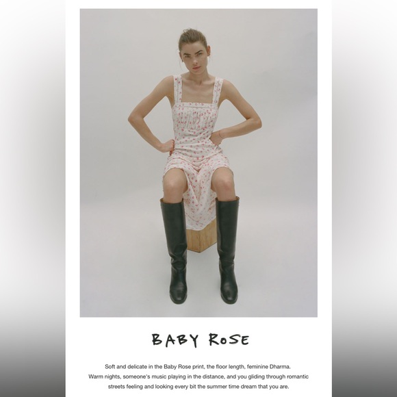 Realisation Par The Dharma Dress in Baby Rose - Picture 2 of 9